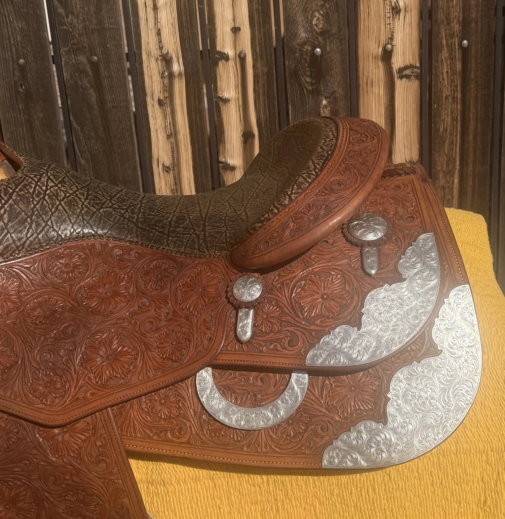 af reiner pinnacle saddlery 16 nearside silver
